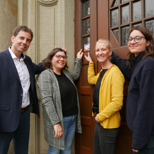 Tobias Brockmann, Lisa-Marie Dickhut, Jana Hasejürgen und Charlotte Kaiser